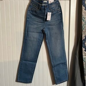 Nine W. slim straight leg jeans in size 4 petite